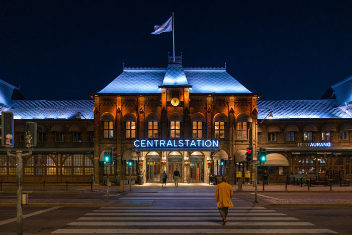 utifrån centralstation Göteborg